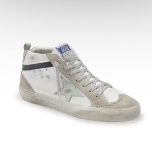 Golden Goose Women's White and Gray midstar Sneakers